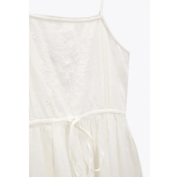 Zara White Midi Dress - Picture 3 of 8